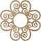 Ekena Millwork Cohen Wood Fretwork Pierced Ceiling Medallion, Red Oak, 18"OD x 6 1/8"ID x 3/8"T CMWP18X18X0375CORO - alternate 5